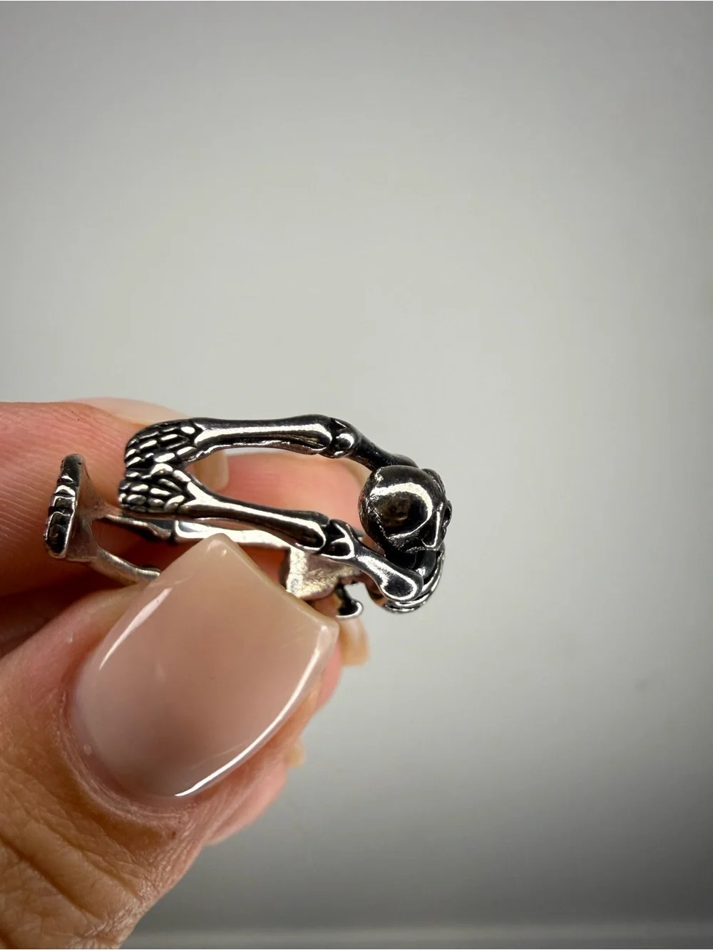 Silver Skeleton Ring - Women's Fashion Gothic Y2K Jewelry